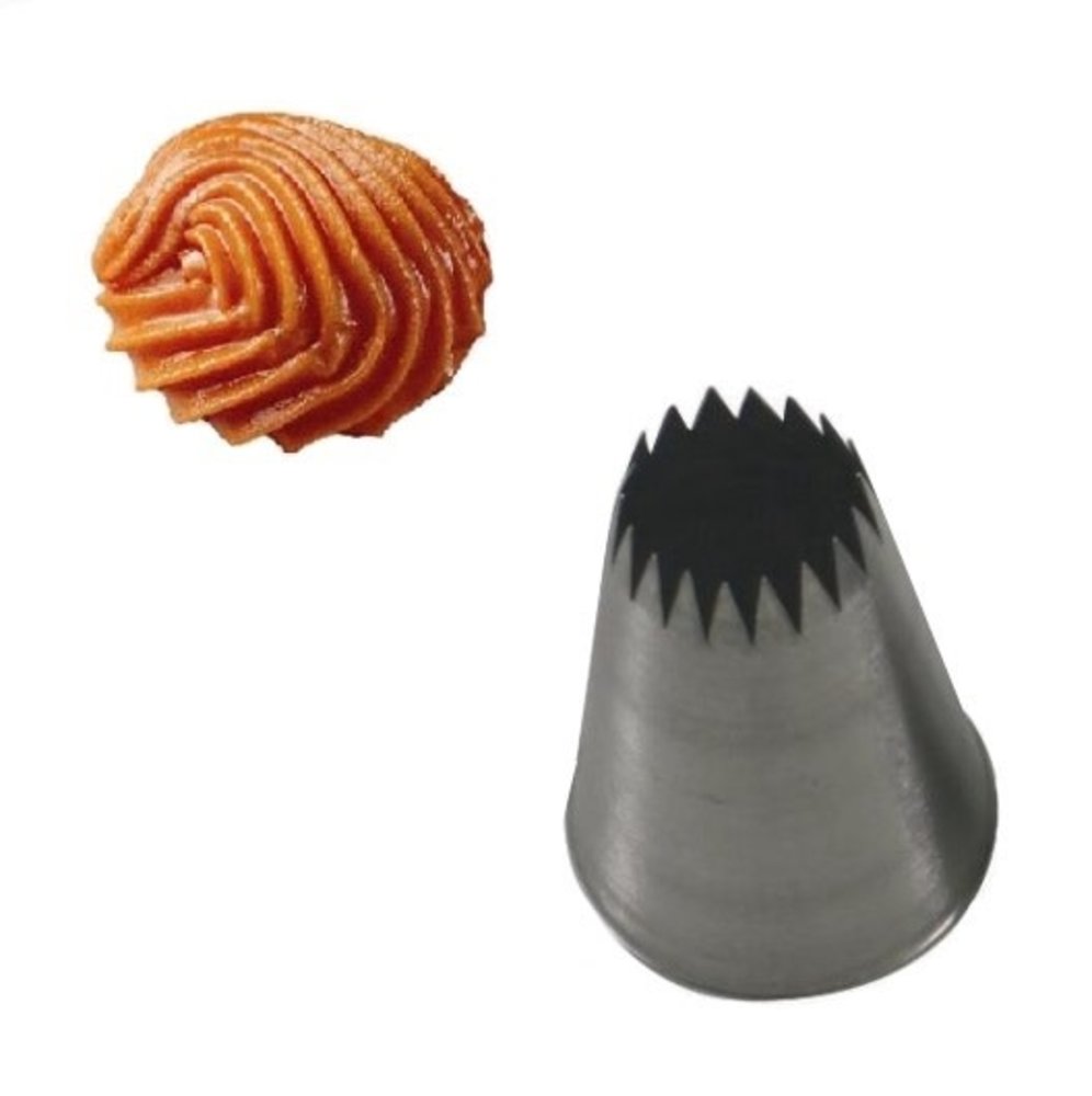 Martellato French star piping nozzle10mm BF314 Martellato French star piping nozzle10mm BF314