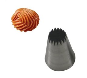 Martellato French star piping nozzle10mm Martellato French star piping nozzle10mm
