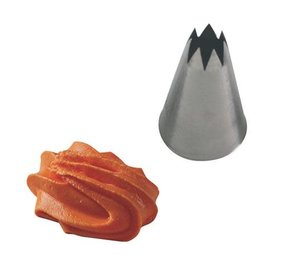 Martellato Open star piping nozzle 12mm Martellato Open star piping nozzle 12mm