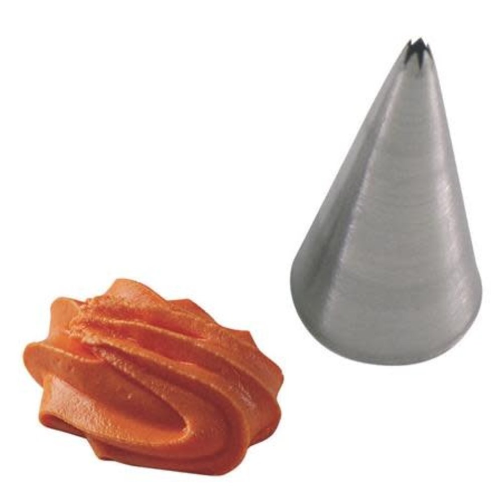 Martellato Spuitmondje RVS open ster 7mm (4) BS107