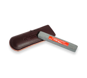 Laguiole en Aubrac Sharpening stone in leather pouch Laguiole en Aubrac Sharpening stone in leather pouch