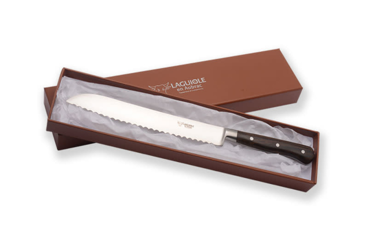 Laguiole en Aubrac 20cm broodmes ziricote