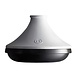 Emile Henry Delight ceramic tagine 26cm with induction base black/white Emile Henry Delight ceramic tagine 26cm with induction base black/white