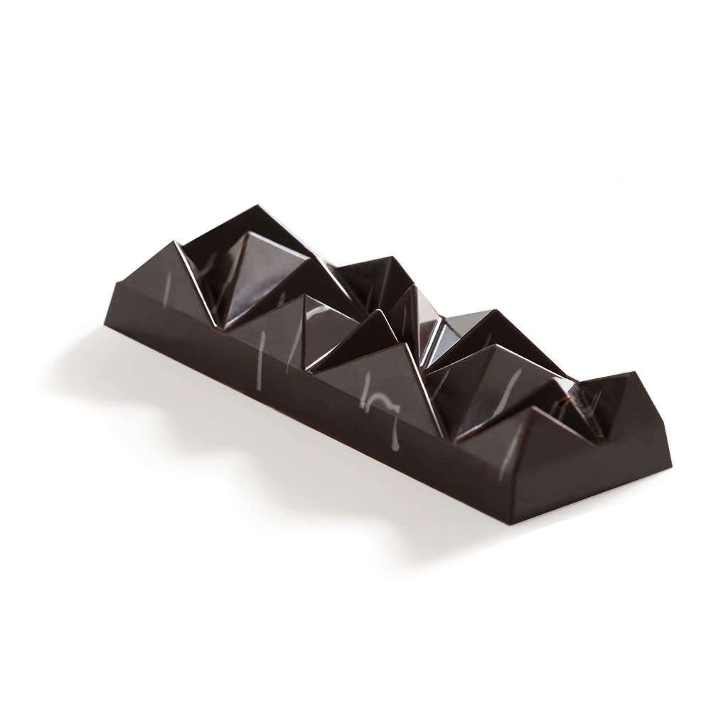 Decora Professional polycarbonate chocolate mold, Serena bar, 5 cavities