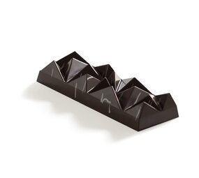 Decora Polycarbonate chocolate mold, Serena bar, 5 cavities