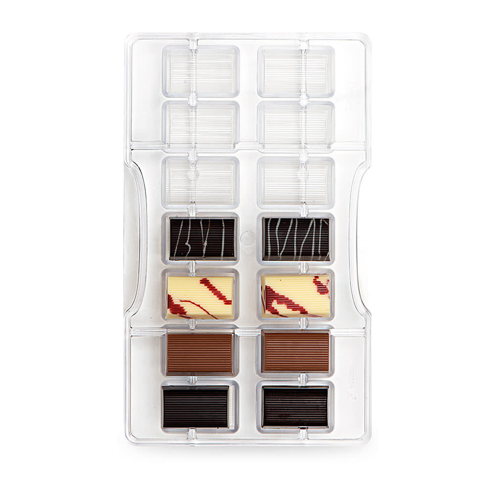Decora Professional polycarbonate chocolate mold, cherry, 14 cavities