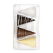 Decora Professionele polycarbonaat chocoladevorm, grote kegels, 4 holtes