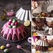 Decora High-quality non-stick steel baba and pudding mold, large, 24 cm Decora High-quality non-stick steel baba and pudding mold, large, 24 cm