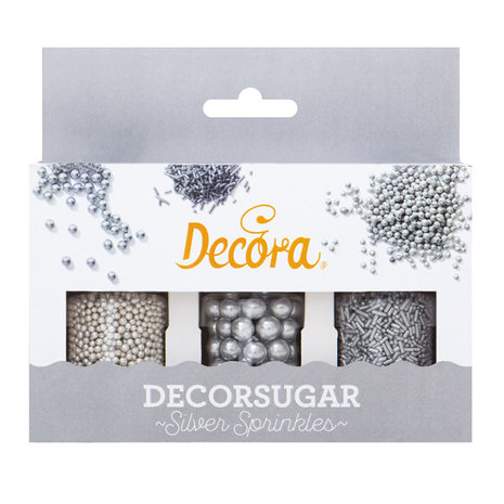 Decora Sprinkle set silver 85g