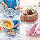 Decora Antiaanbak stalen tulband- en ringcakevorm met diamantmotief, 20 cm Decora Antiaanbak stalen tulband- en ringcakevorm met diamantmotief, 20 cm