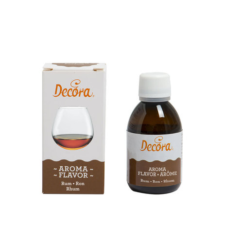 Decora Concentrated rum flavoring for baking and desserts, 50 g