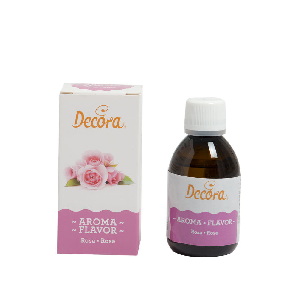 Decora Geconcentreerd rozenaroma voor bakken en desserts, 50 g