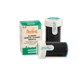 Decora Kleurstof gel aquamarijn 28g Decora Kleurstof gel aquamarijn 28g