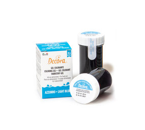 Decora Intense gel voedingskleurstof, Lichtblauw, 28 g