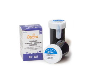 Decora Intense gel voedingskleurstof, Blauw, 28 g