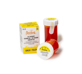 Decora Kleurstof gel geel 28g Decora Kleurstof gel geel 28g