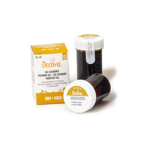 Decora Kleurstof gel oker 28g