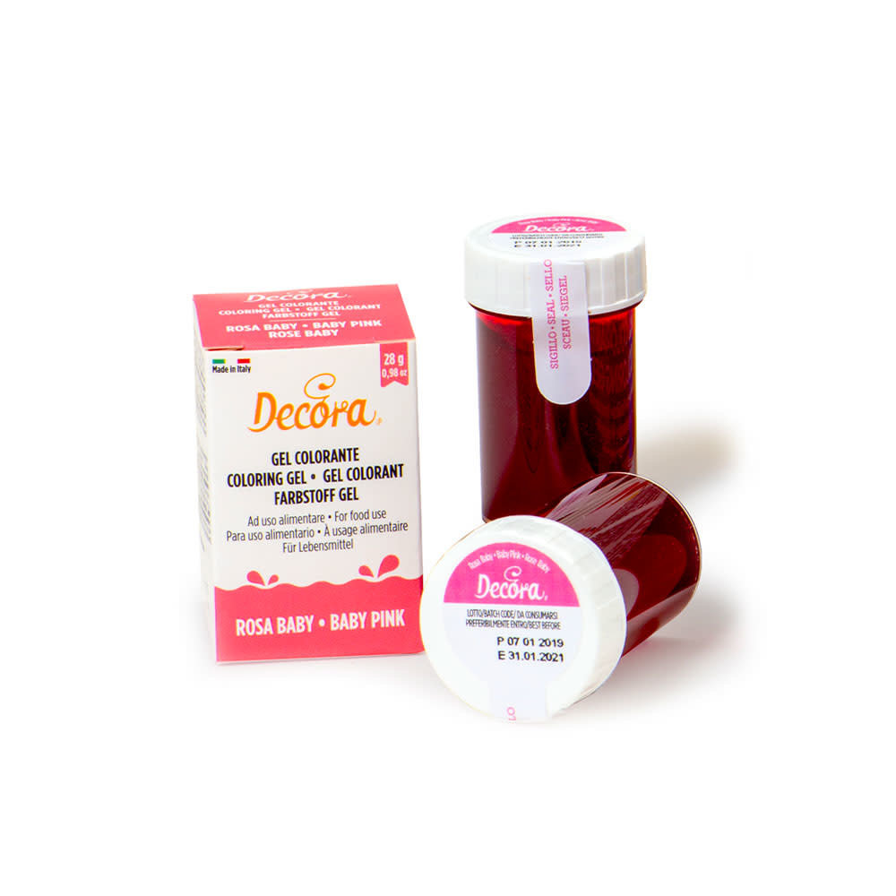 Decora Intense pink gel food color for batters, creams and fondant, 28 g Decora Intense pink gel food color for batters, creams and fondant, 28 g