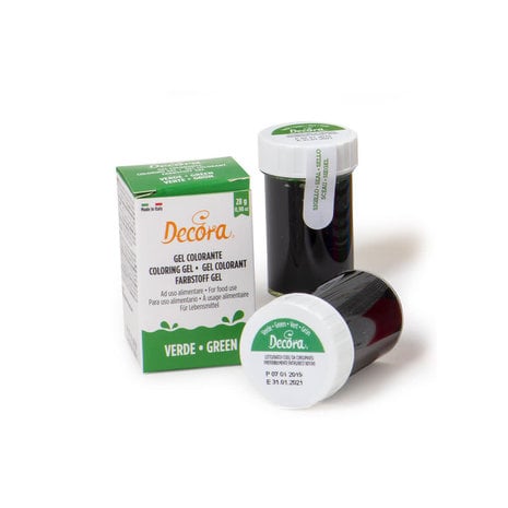 Decora Intense leaf green gel food color for batters, creams and fondant, 28 g Decora Intense leaf green gel food color for batters, creams and fondant, 28 g