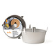 Decora Anodized aluminum angel food cake pan with cooling feet, ⌀ 17,5 x 8,5 cm