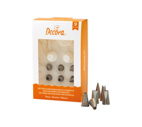 Decora Piping nozzles starter set