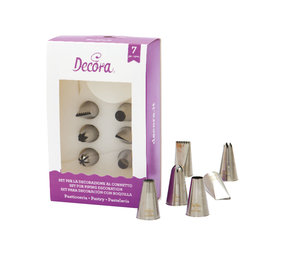 Decora Piping nozzles pastry set