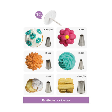 Decora Piping nozzles pastry set