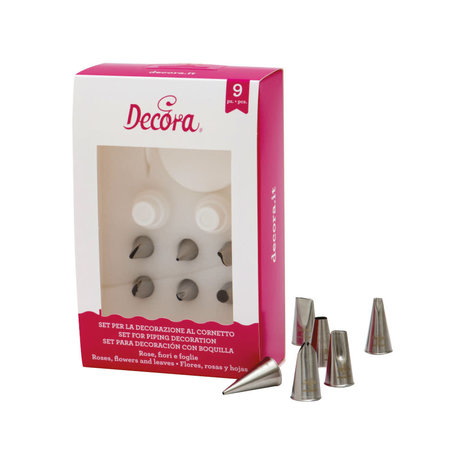 Decora Spuitmondjes rozen, bloemen en blaadjes