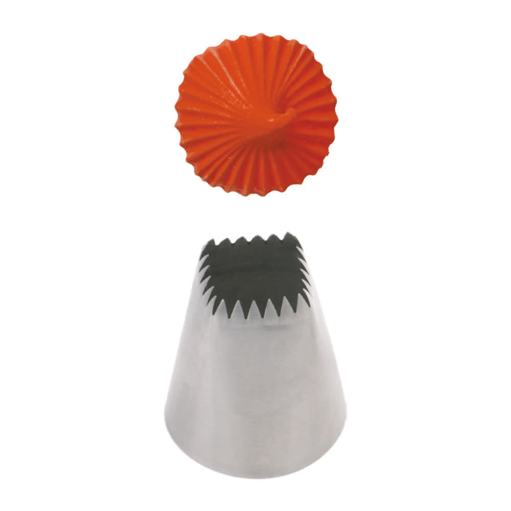 Decora Roestvrijstalen meringue spuitmond met 24 tanden