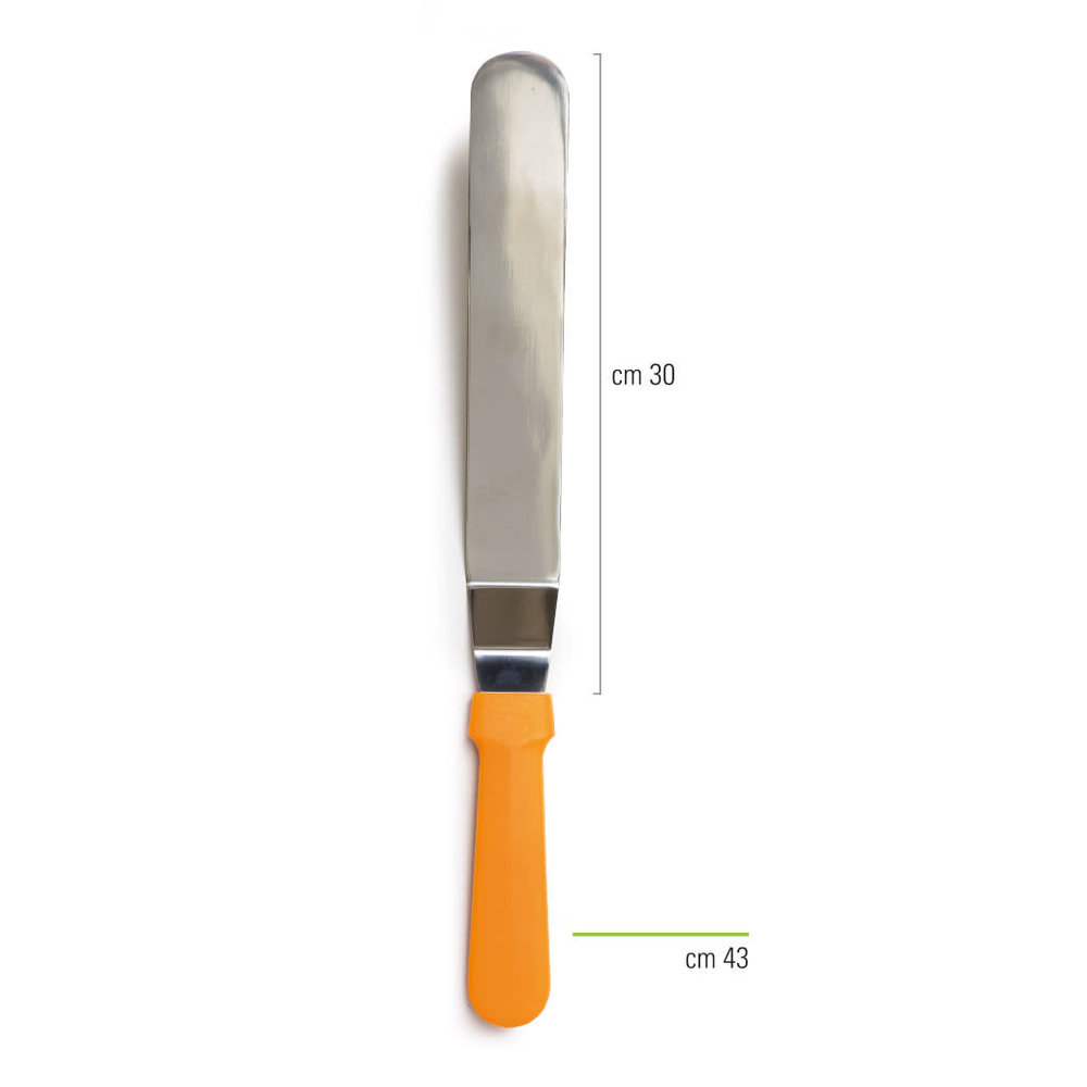 Decora Stainless steel offset spatula for cakes and spreading, 43 cm