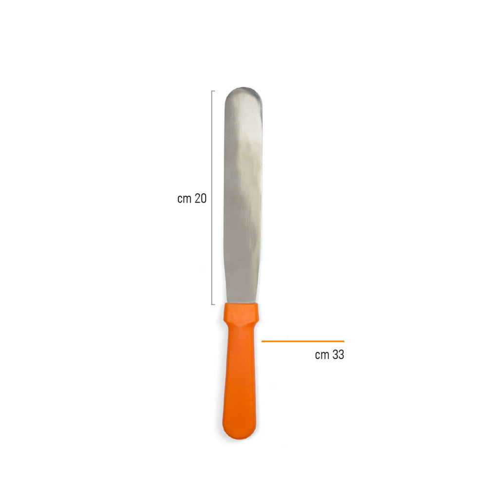 Decora Recht roestvast stalen plat palet voor smeren, 33 cm