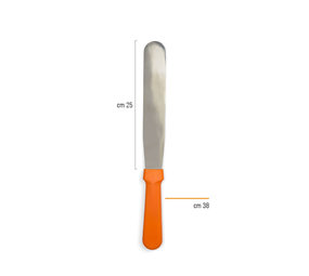 Decora Stainless steel flat spatula, 38 cm