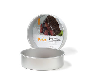 Decora Anodized aluminum round baking pan, 10 x 7.5 cm