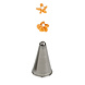 Decora Seamless stainless steel flower piping nozzle, model no. 225