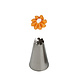 Decora Seamless stainless steel flower piping nozzle, model no. 108