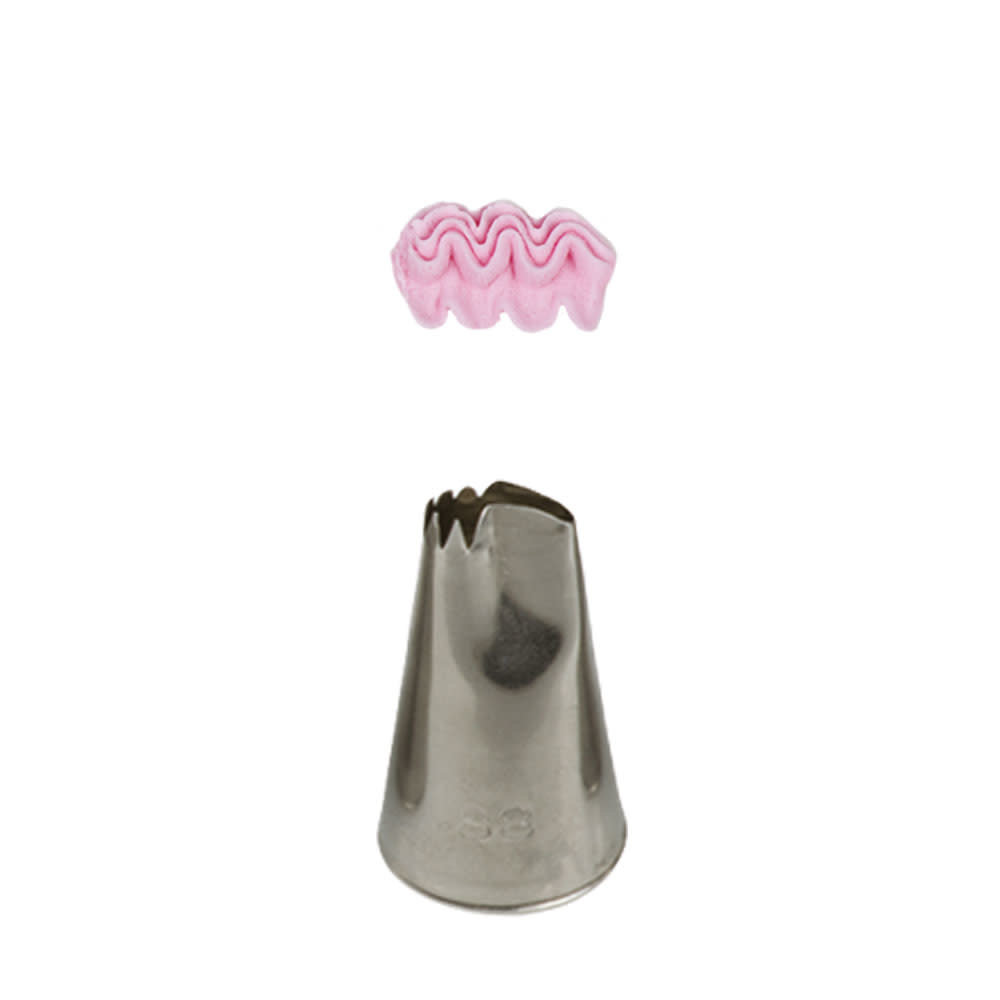 Decora Naadloos roestvast stalen bloemblad spuitmondje, model nr. 88