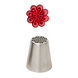 Decora Rvs swirl bloemspuitmond voor directe bloemen, te gebruiken met de 3D-adapter