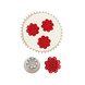 Decora Rvs swirl bloemspuitmond voor directe bloemen, te gebruiken met de 3D-adapter