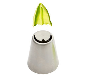 Decora Rvs bladspuitmond met gekartelde nerf