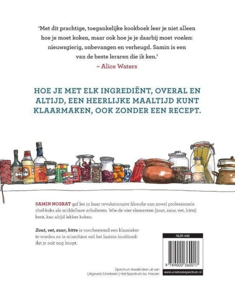 Zout, vet, zuur, hitte Zout, vet, zuur, hitte