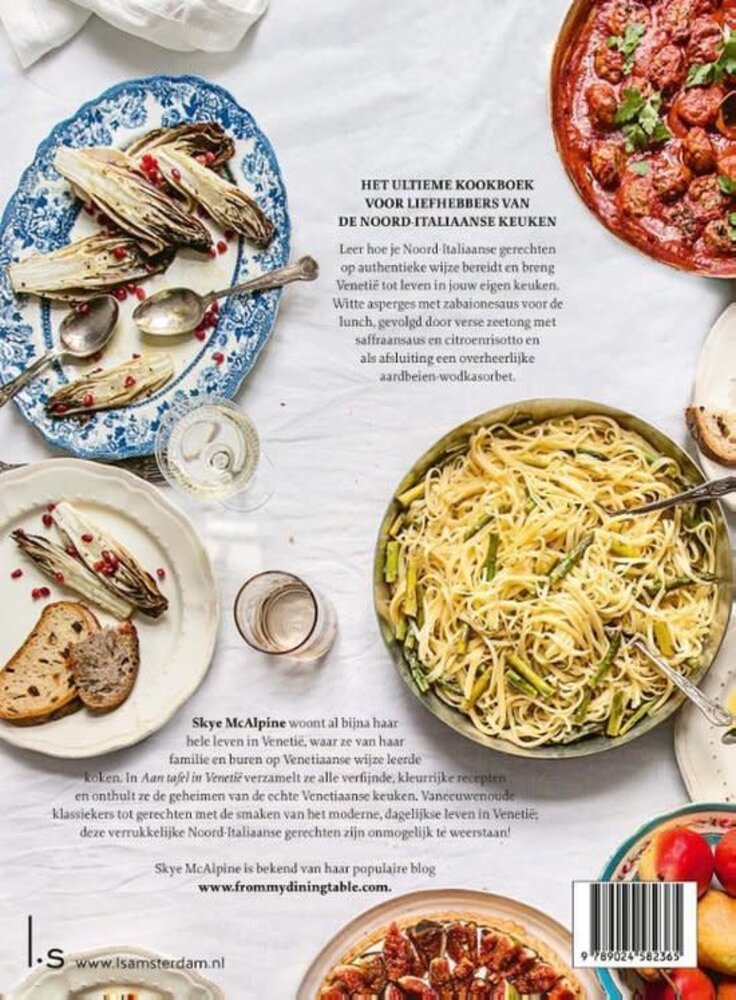 Aan tafel in Venetië