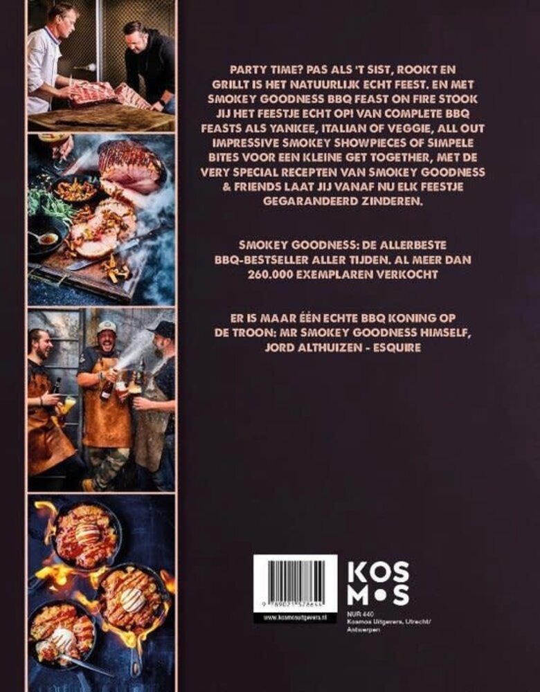 Smokey goodness - BBQ feast on fire