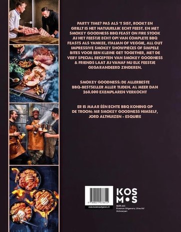 Smokey goodness - BBQ feast on fire