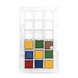 Decora Professional polycarbonate chocolate mold for squares, 18 cavities