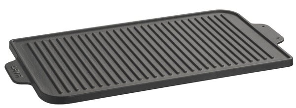Lava Plain enameled 2-sided grill / plancha 26x47cm