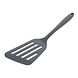 Slotted silicone frying spatula