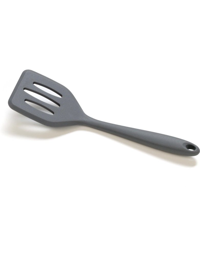 Slotted silicone spatula