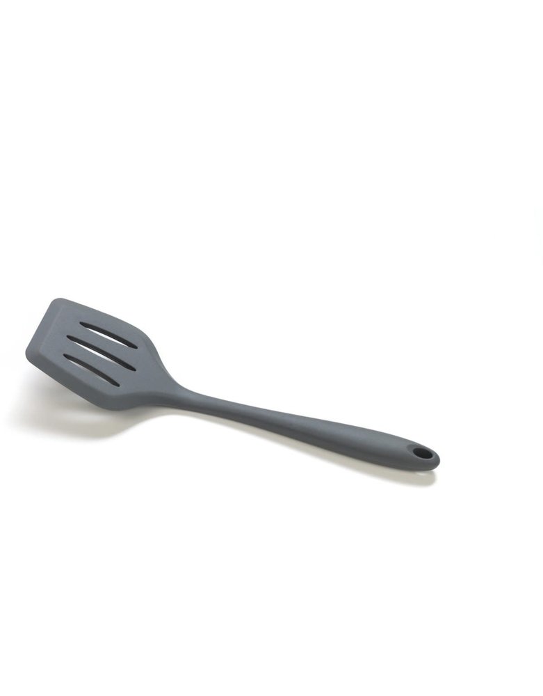 Small slotted silicone spatula