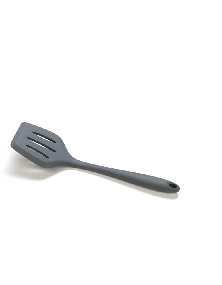 Small slotted silicone spatula