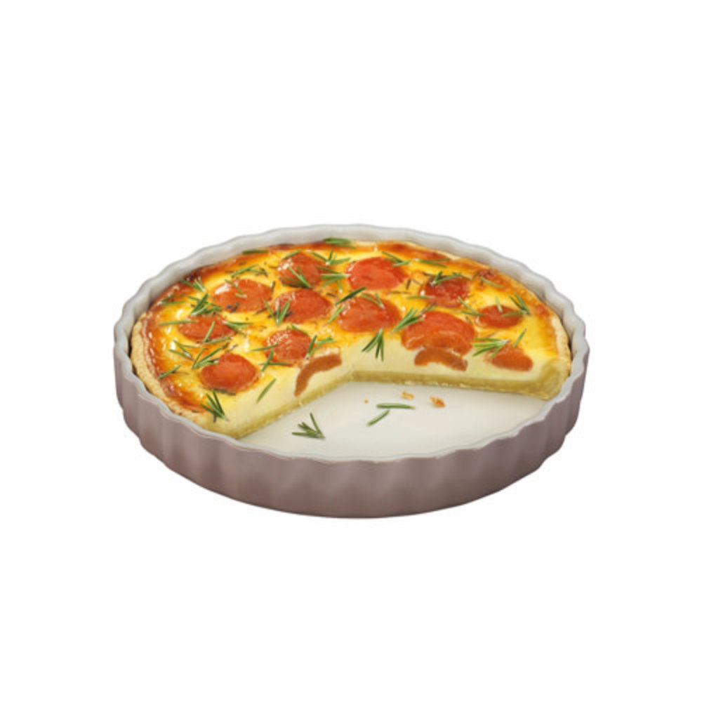 Küchenprofi Ceramic tart pan / quiche dish 28cm taupe Küchenprofi Ceramic tart pan / quiche dish 28cm taupe